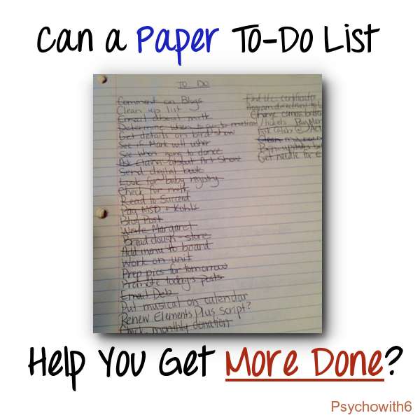 to do list examples