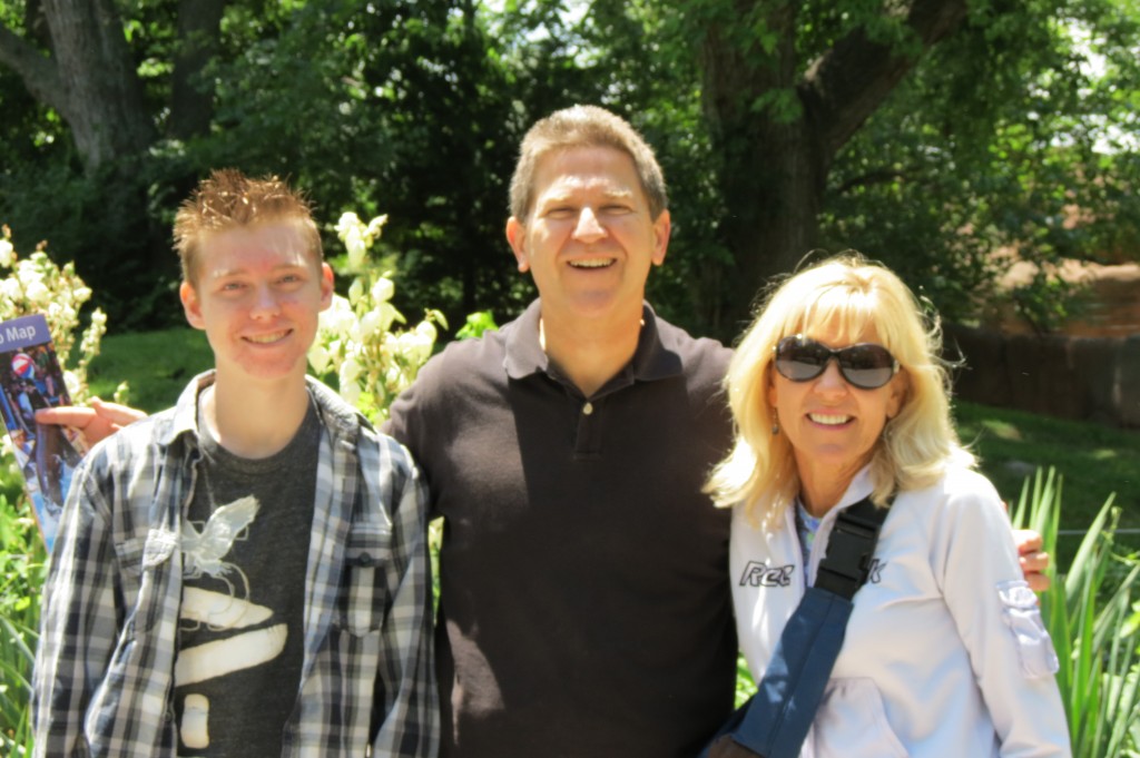 Boy, aunt, uncle