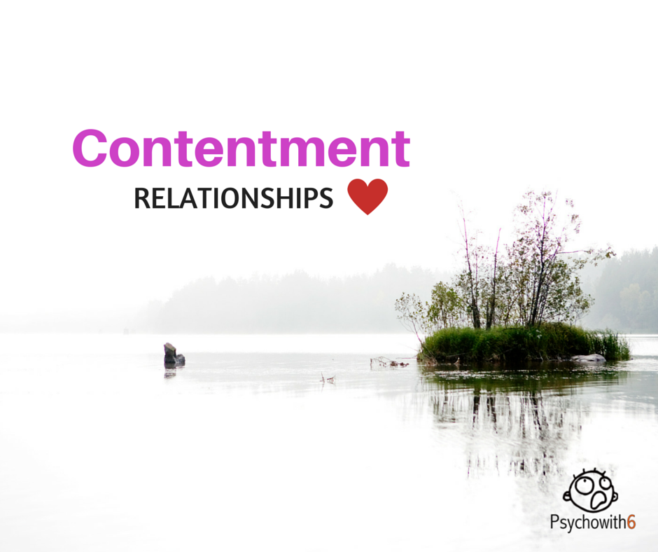 Contentment 101: Relationships
